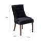preview thumbnail 12 of 23, Silver Orchid Flohr Tufted Velvet Dining Chairs (Set of 2)