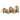 A&B Home Alina Temple Bells - Set of 5 - Bronze
