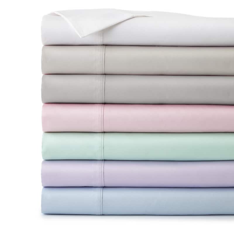 22- inch Extra Deep Pocket Cotton Solid 4-piece Sheet Set - On Sale - Bed  Bath & Beyond - 14579225