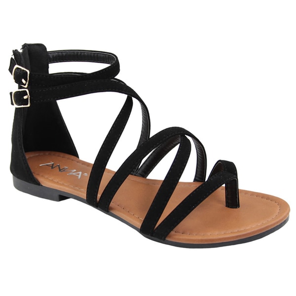 criss cross strappy sandals