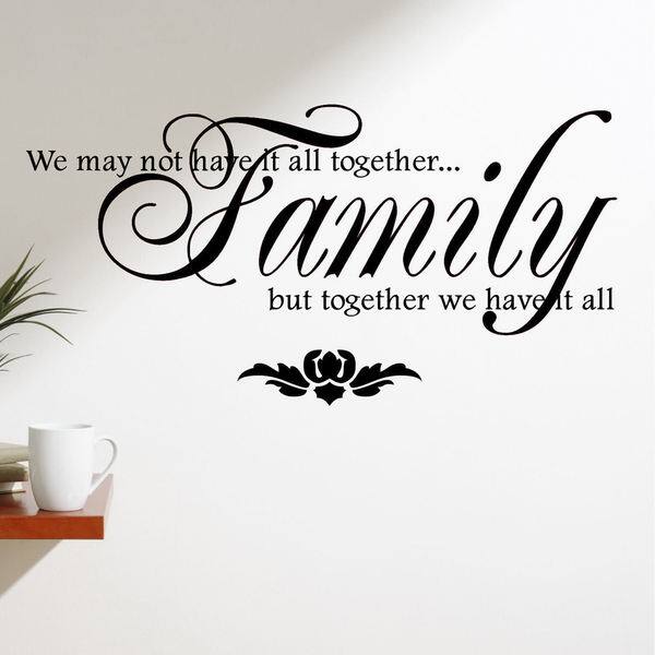 Family We May Not Have It All Together Vinyl Wall Quote Decal Overstock 14584799 family we may not have it all together
