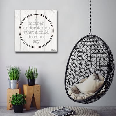 Olivia Rose 'Mother's Understand' Inspirational Canvas Wall Art