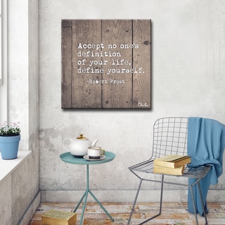 Olivia Rose 'Define Yourself' Inspirational Canvas Wall Art
