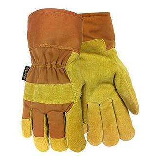 Red Steer 550 Suede Pigskin Heatsaver Lined Leather Palm Gloves