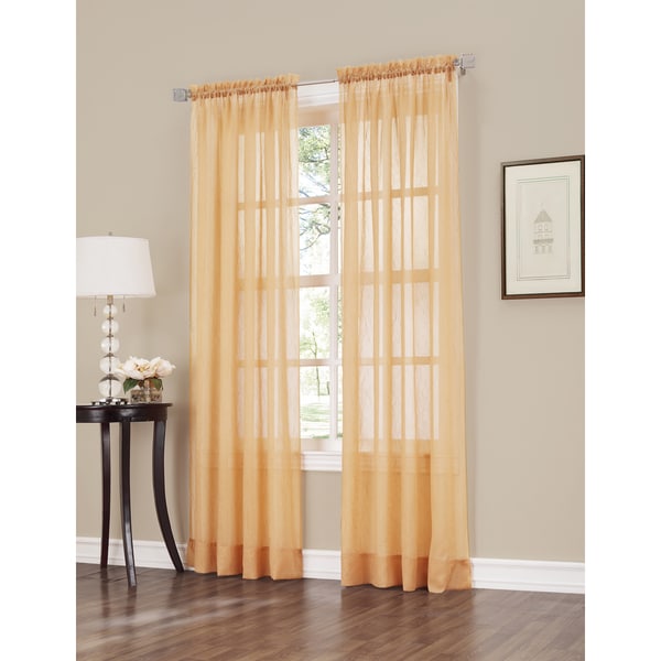 crushed voile curtains