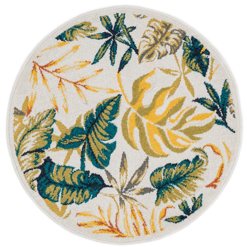 Alexander Home Palm Leaf Rug