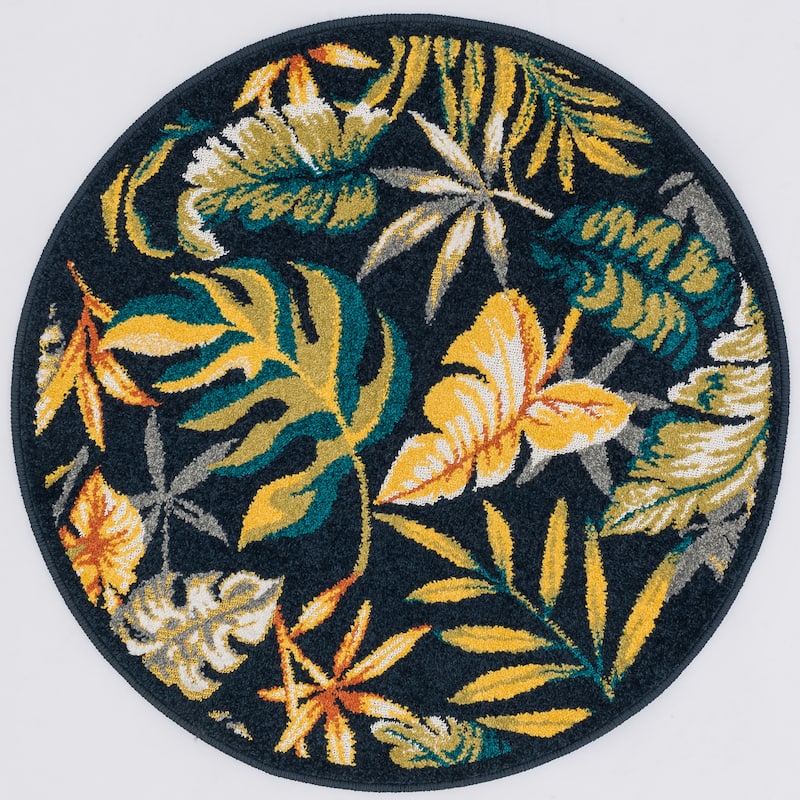 Alexander Home Palm Leaf Rug