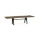preview thumbnail 13 of 25, Amisco Sierra Distressed Solid Birch-topped Extendable Table Harley Metal & Sand Dust Wood