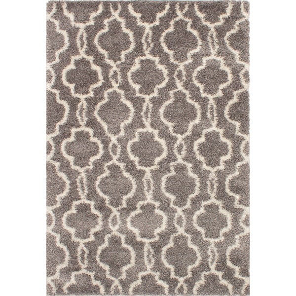 Ecarpetgallery Alpaca Grey Shag Rug (6'7 x 9'8)