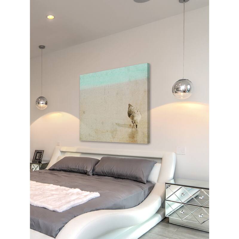 'Sandpiper' Painting Print on Wrapped Canvas - Multi-Color