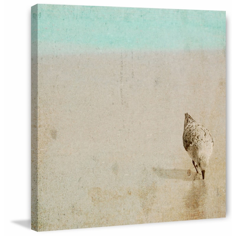 'Sandpiper' Painting Print on Wrapped Canvas - Multi-Color