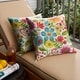 preview thumbnail 1 of 0, Watch Hill Multicolor Floral Indoor/ Outdoor Knife Edge Pillow by Havenside Home- Set of 2