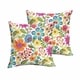 preview thumbnail 2 of 0, Watch Hill Multicolor Floral Indoor/ Outdoor Knife Edge Pillow by Havenside Home- Set of 2