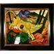 La Pastiche Franz Marc 'Yellow Cow' Hand Painted Framed Oil ...