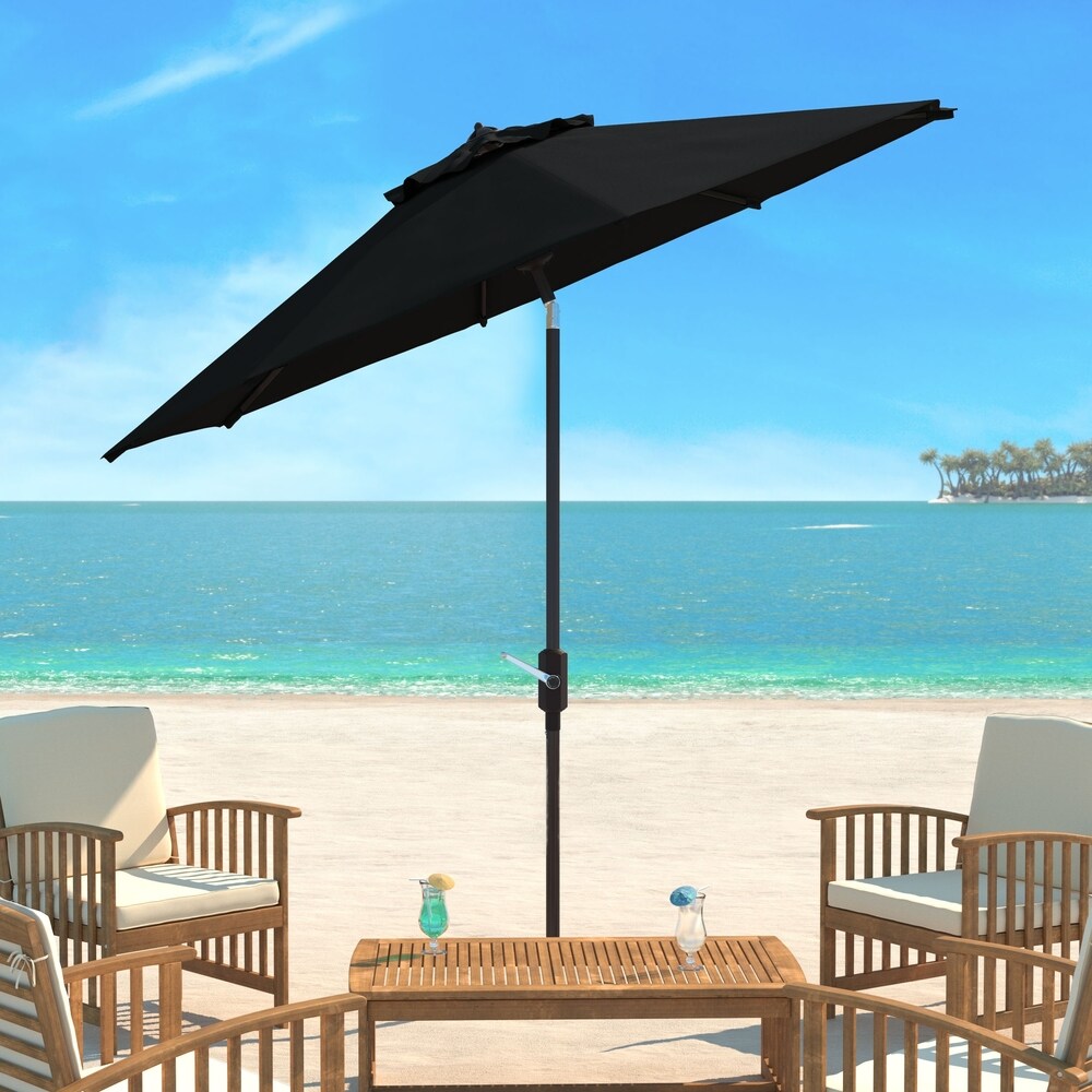 Black Wood Patio Umbrellas Shades Find Great Garden Patio Deals Shopping At Overstock