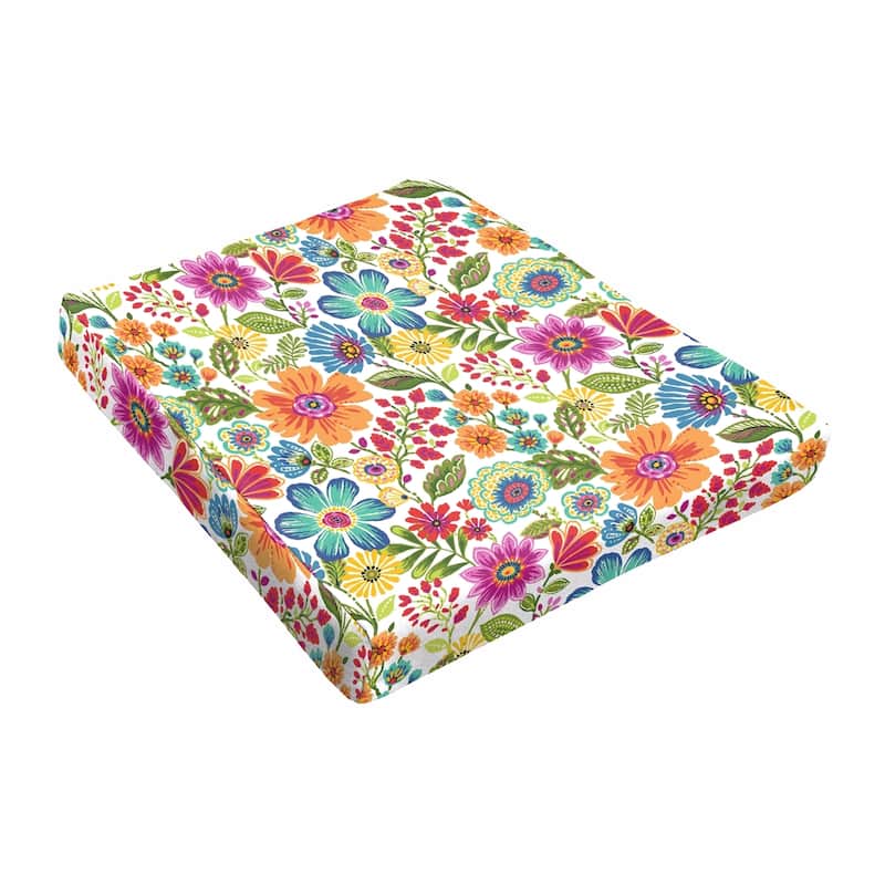 Galliford Multi Floral Indoor/ Outdoor 18 Inch Tapered Cushion