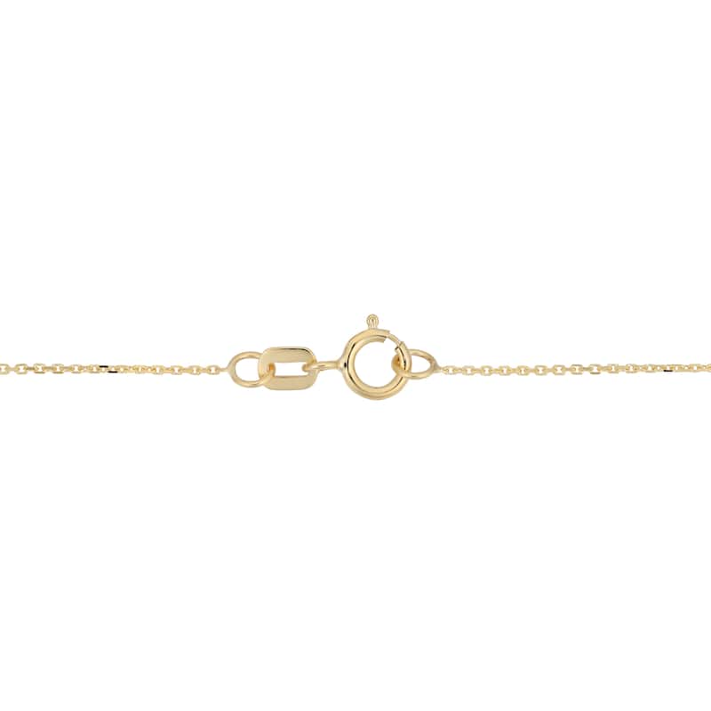 Fremada Italian 14k Yellow Gold Dragonfly Necklace (18 inches)