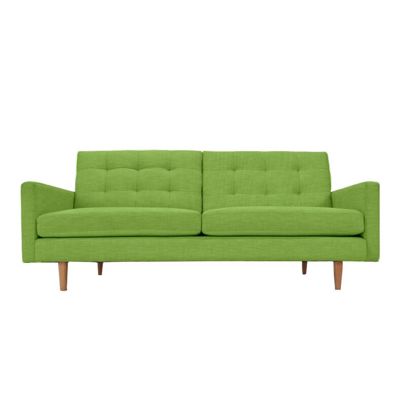 Lawrence Mid-Century Modern Eco-Friendly Sofa - Green