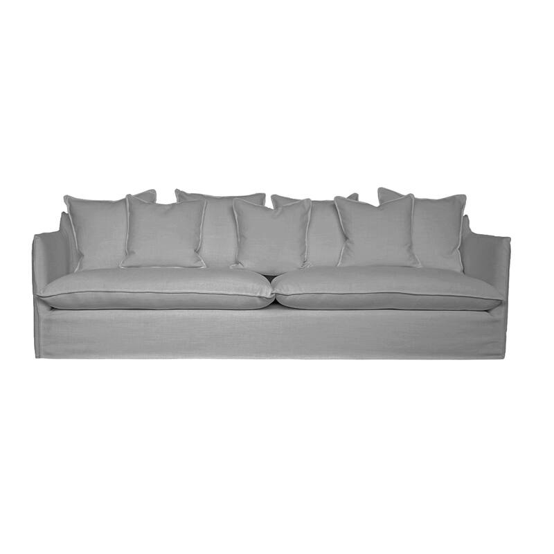 La Jolla Contemporary Slipcover Sofa - Grey