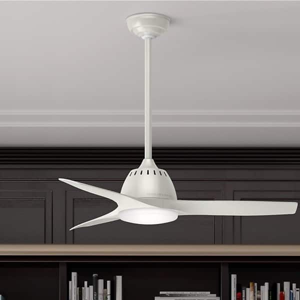 Casablanca Wisp 44 In Pewter Indoor Ceiling Fan With Light 59150 Youtube