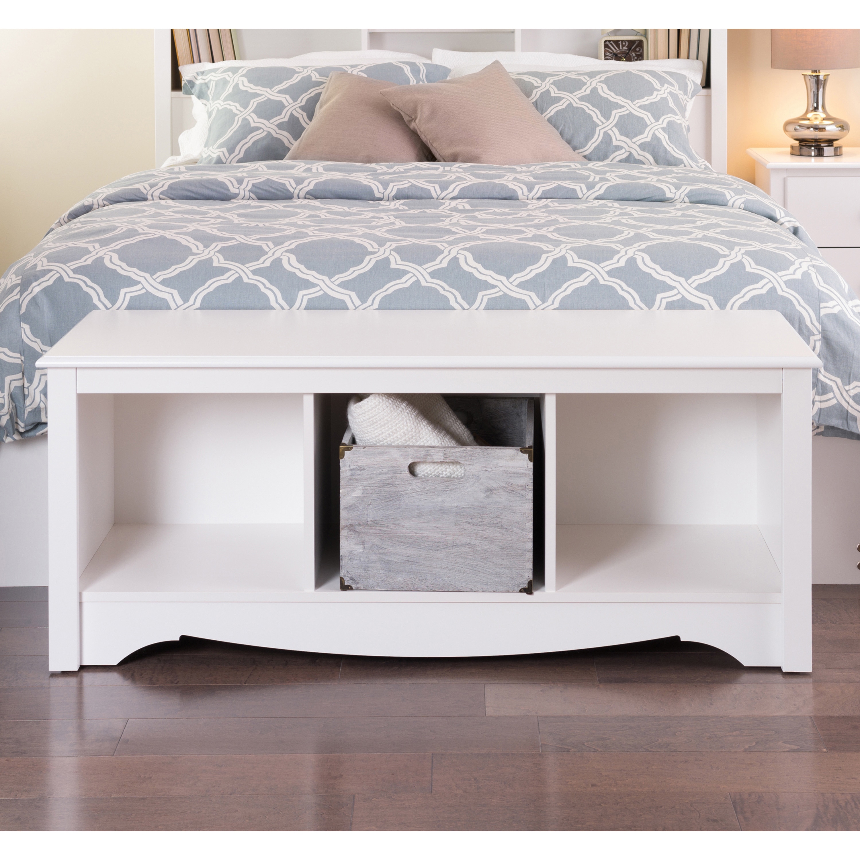 The Gray Barn Waggoner Three Cubbie Storage Bench