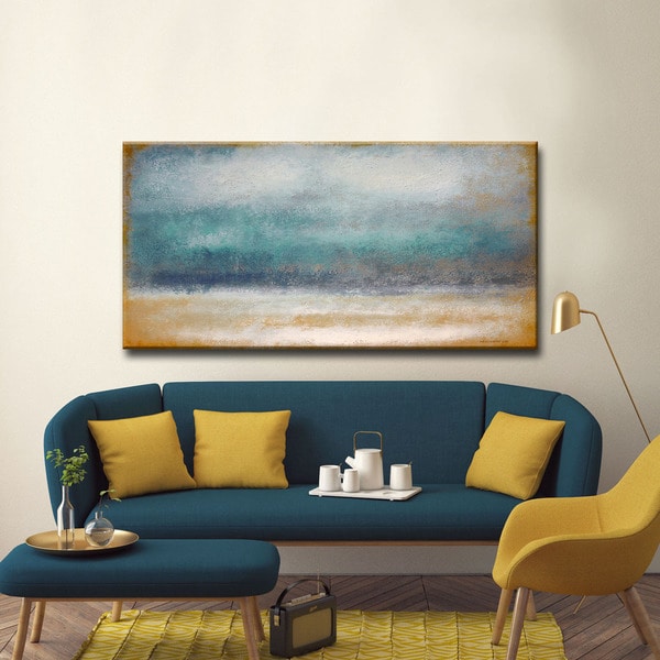 'Tempest' Abstract Wrapped Canvas Wall Art by Norman Wyatt, Jr.