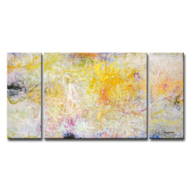 Contentment' 3-Piece Wrapped Canvas Wall Art Set