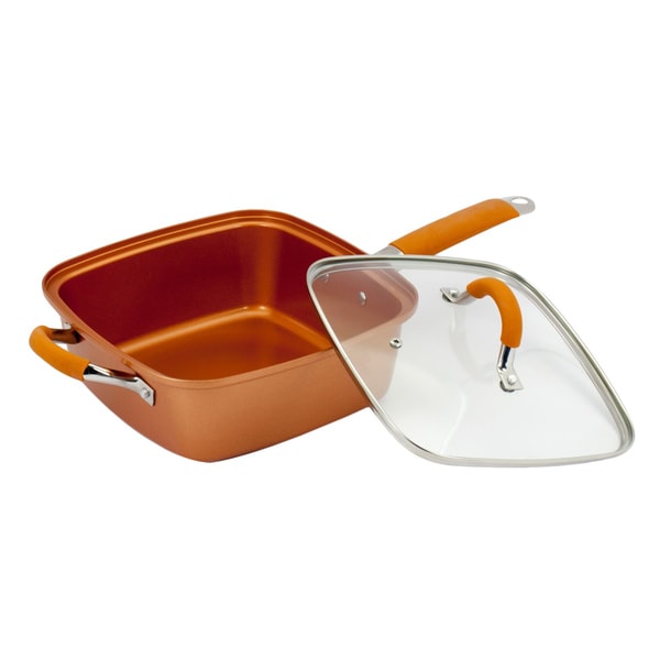 As Seen on TV 5-piece Square Copper Pan Pro Set