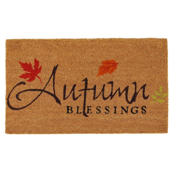 Autumn Blessings Doormat