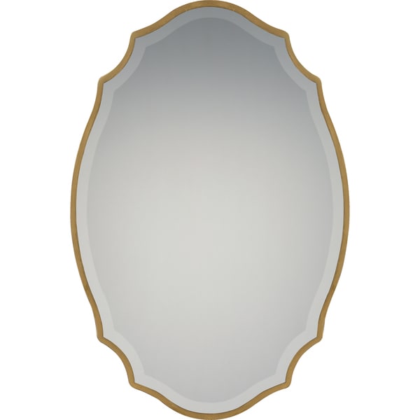 Quoizel Monarch Resin Glass Gold Large Mirror