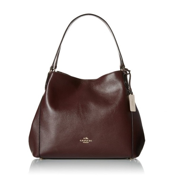 coach edie shoulder bag 31 oxblood