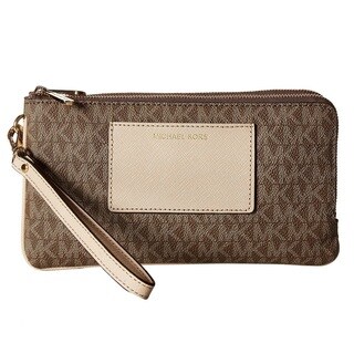 michael kors large zip wristlet