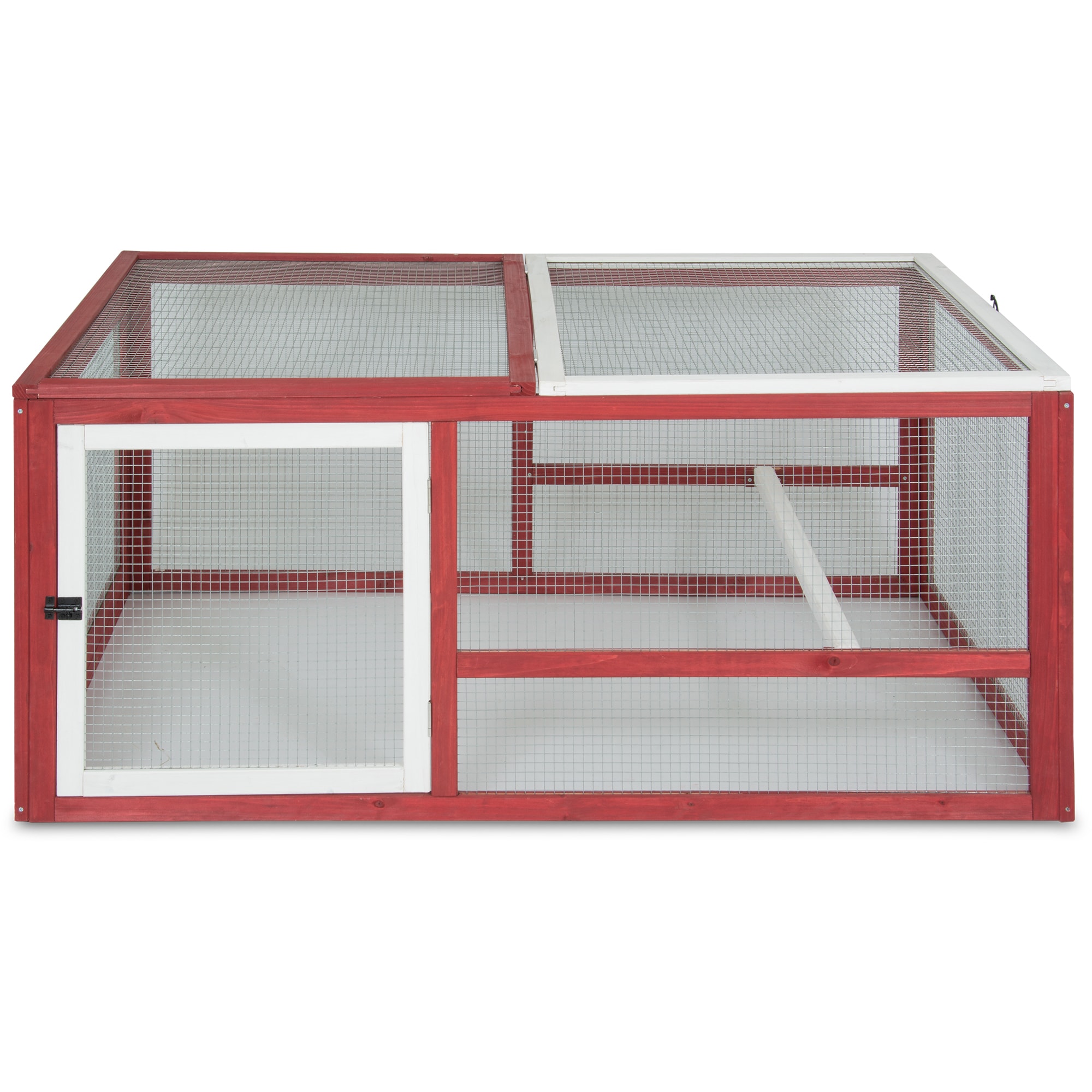 Precision Old Red Barn Ii Chicken Coop Expansion Pen Barn Redwhite