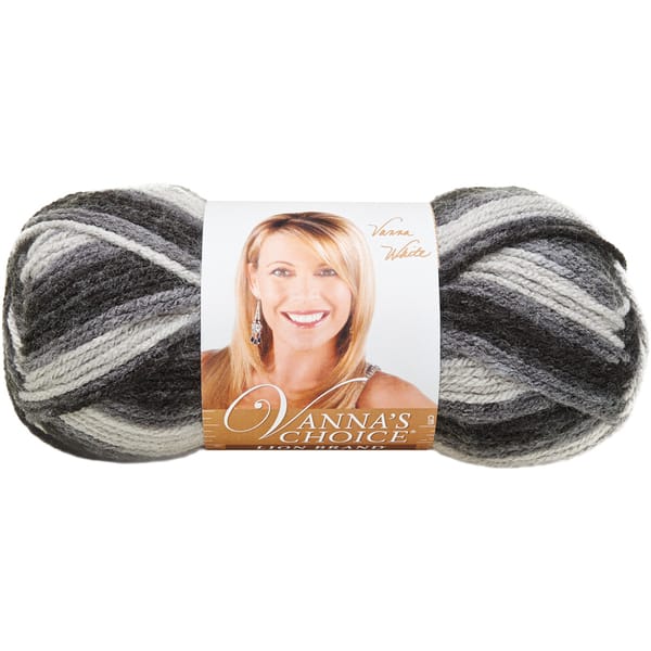 Vanna's Choice Yarn-Charcoal Print - Bed Bath & Beyond - 14601468