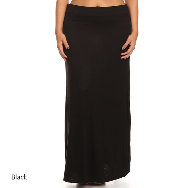 women's plus size maxi skirts