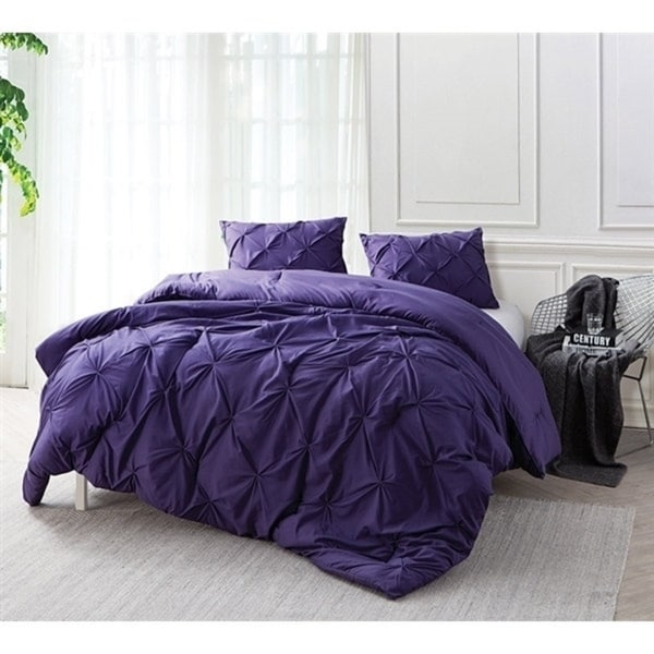 dark purple comforter set queen