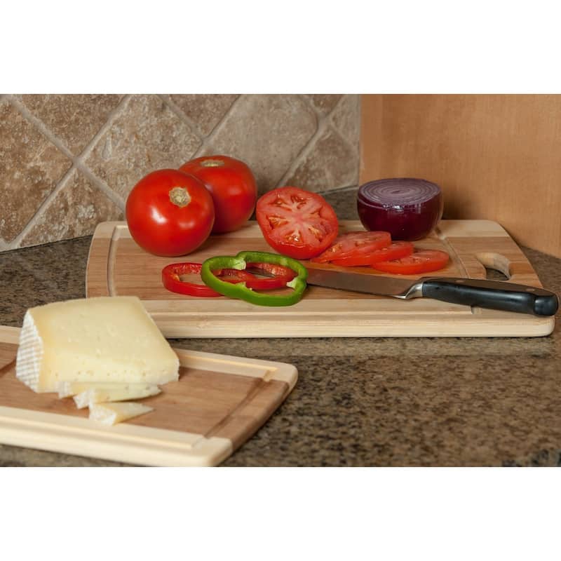 Heim Concept 3 Piece Organic Bamboo Premium Cutting Board