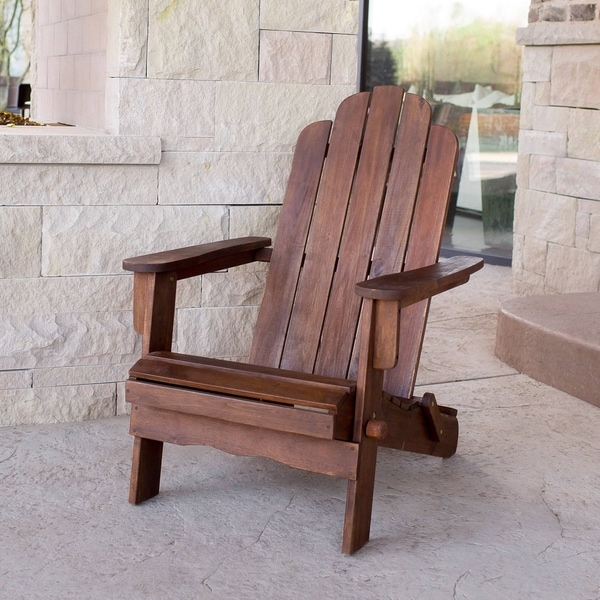 The Gray Barn Bluebird Acacia Patio Chair - Dark Brown