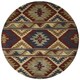 preview thumbnail 17 of 18, Ryder Collection Burgundy Southwest Diamonds Rug