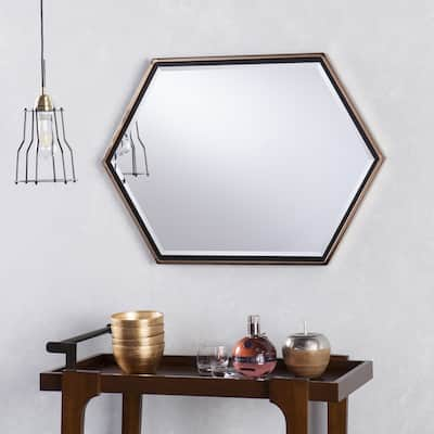 Whexis Gold Wall Mirror