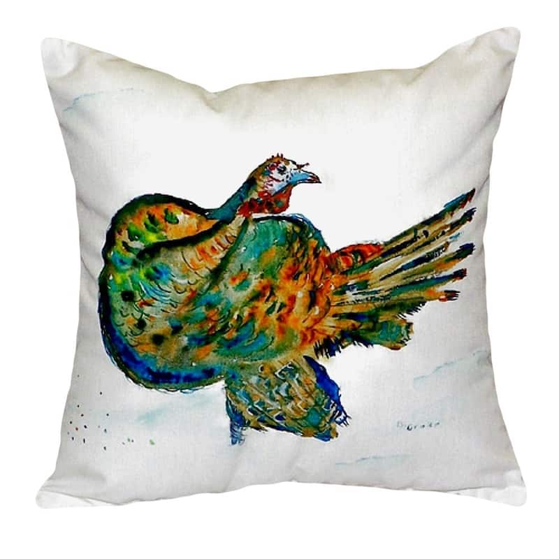 Turkey No Cord Throw Pillow