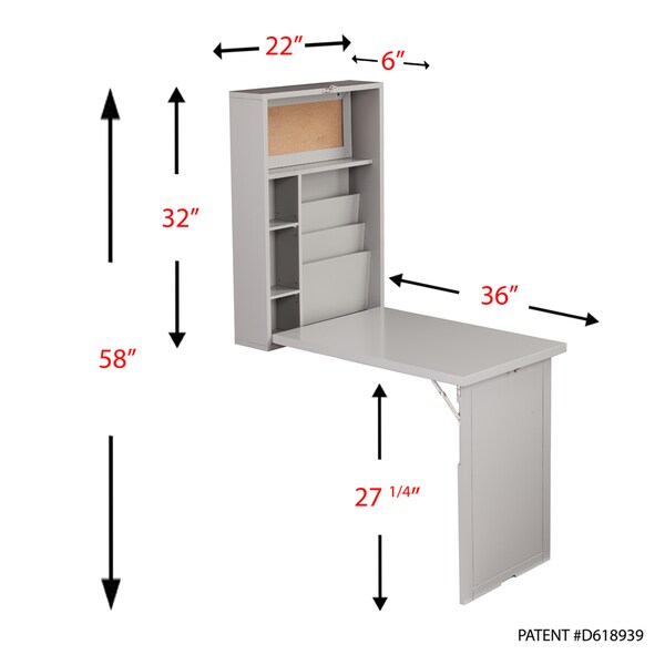 convertible wall mount desk