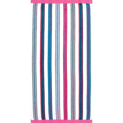 St.Tropez Sands Fuchsia Blue Beach Towel Collection