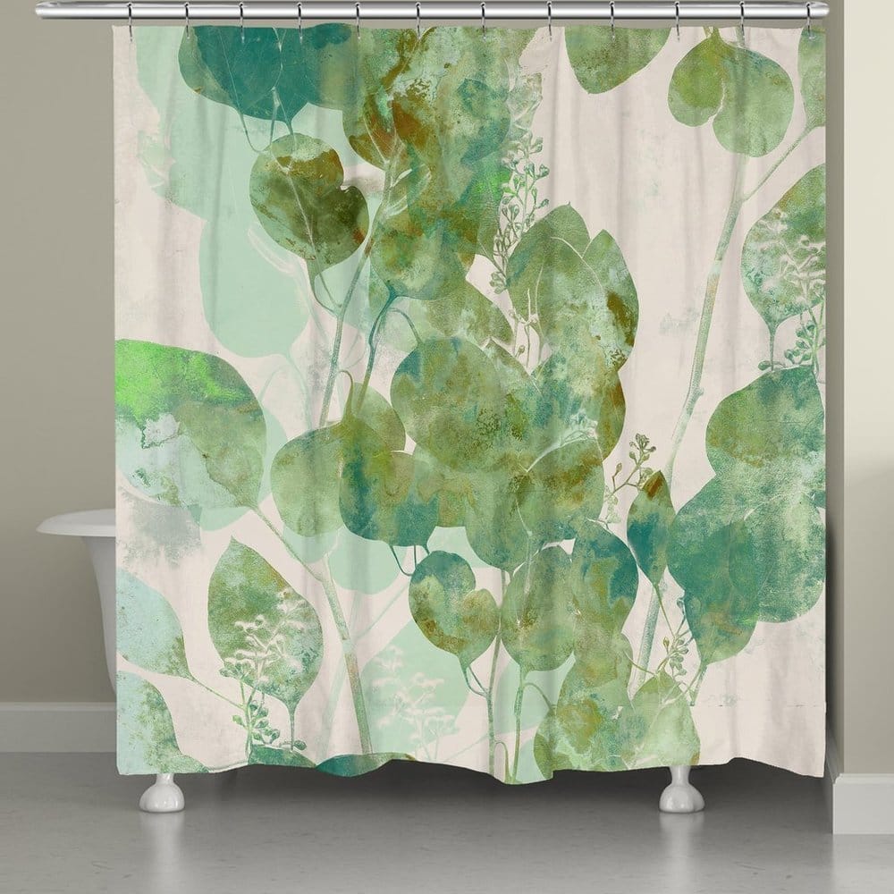 Laural Home Emerald Eucalyptus Shower Curtain
