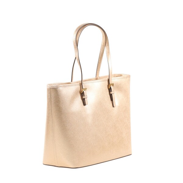gold michael kors tote bag