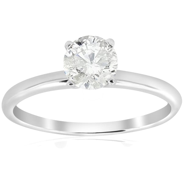 Shop 14k White  Gold  5 8 ct TDW Diamond Solitaire 