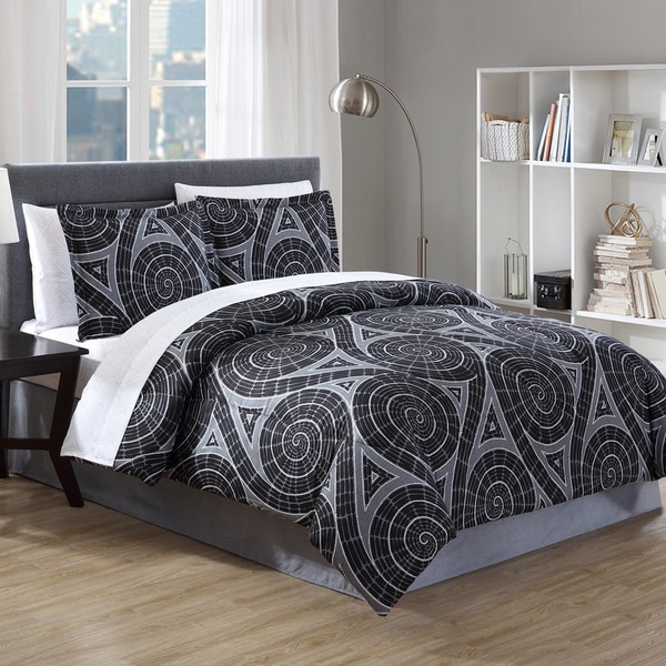 Hamilton Hall Nautilus Swirl Bed-in-a-Bag Comforter Set
