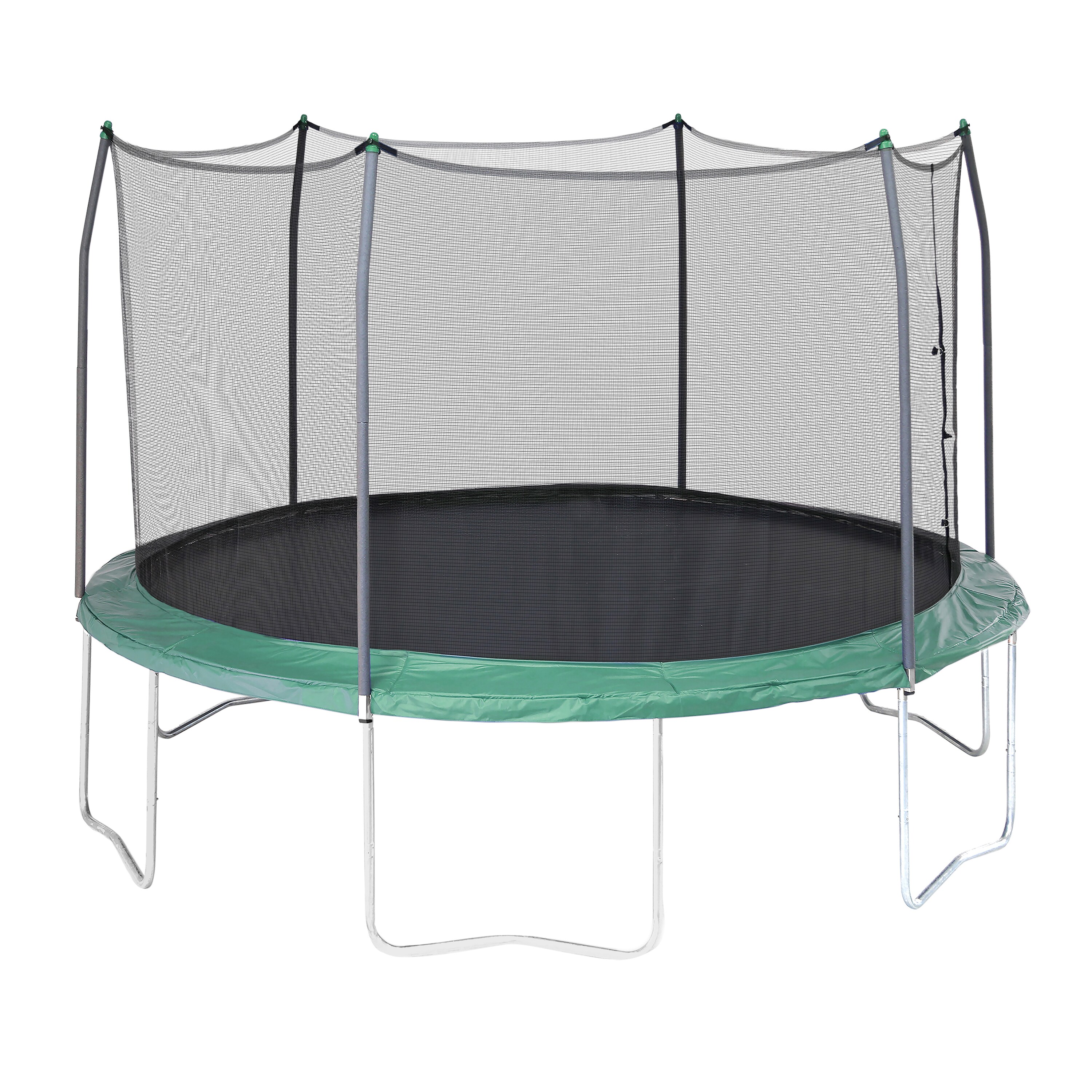 Skywalker Trampolines Green 12' Round Trampoline with Green 10' 12