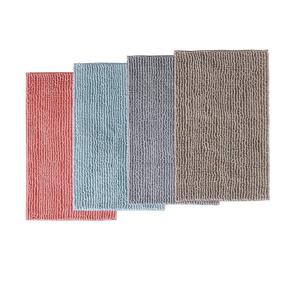 vcny home heathered noodle 2 piece bath rug