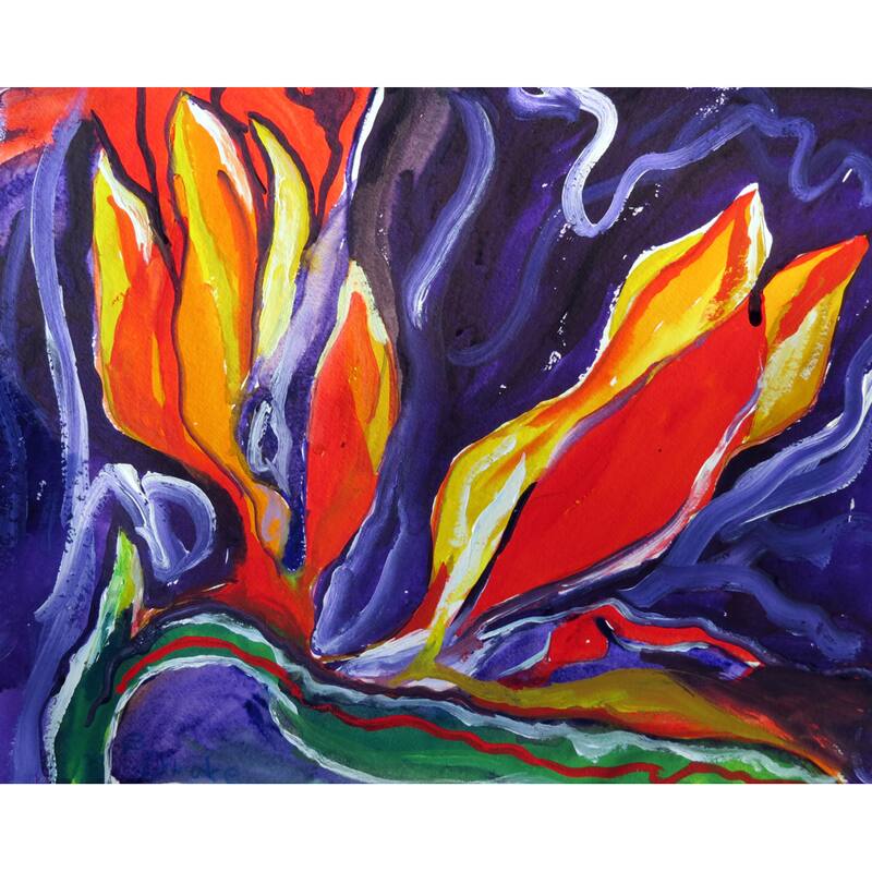 Purple Paradise Door Mat